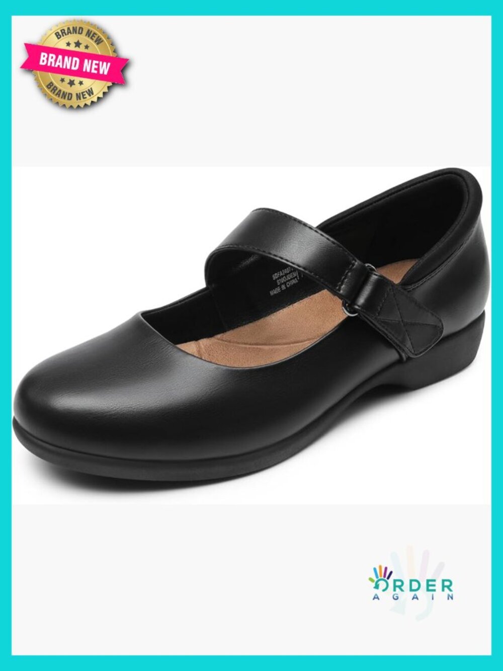 Ballet Mary Jane Flats Comfortable Office Dress Shoes with Supportive Insole